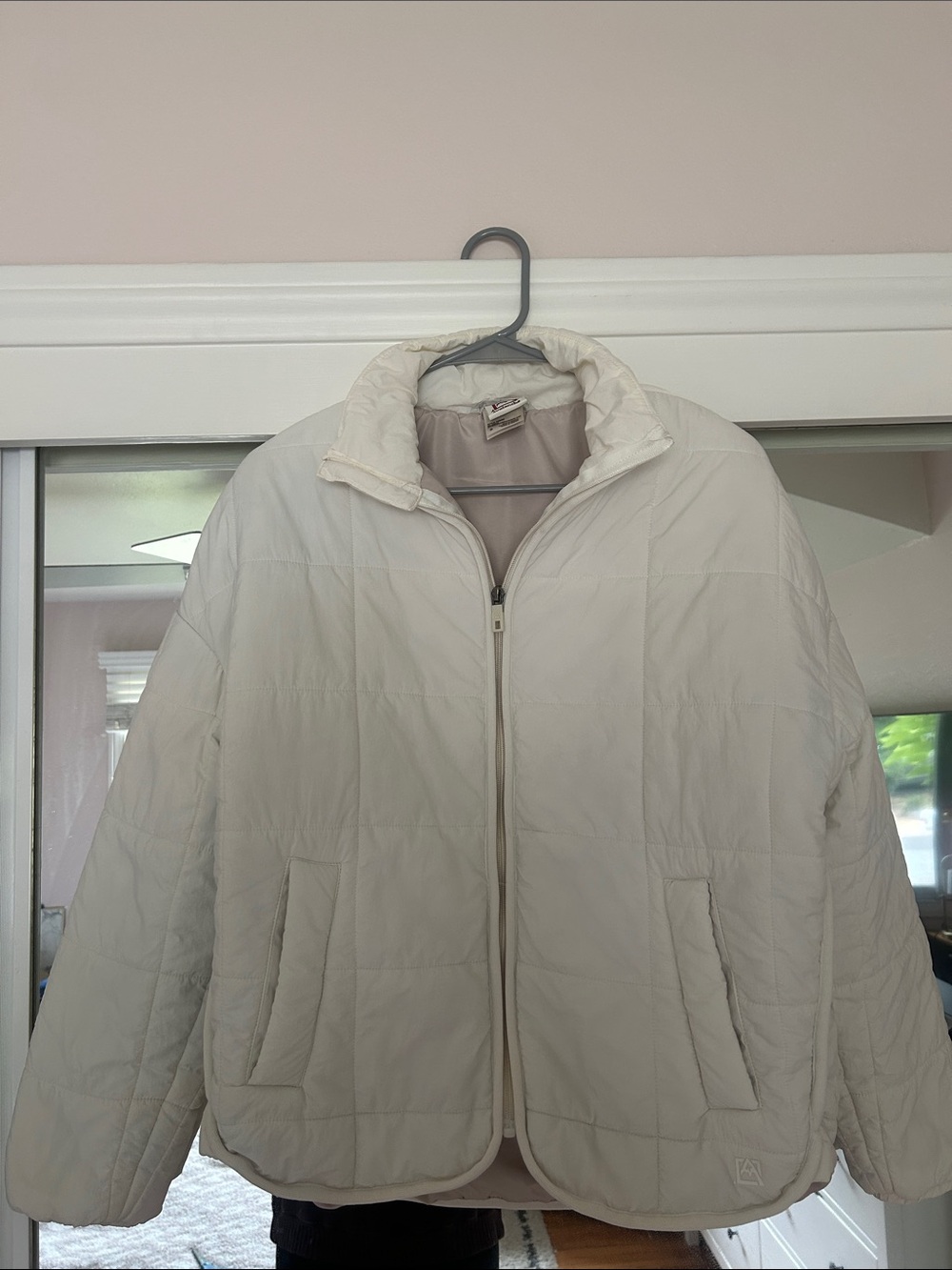 Avalanche Cream Quilted Puffer Jacket